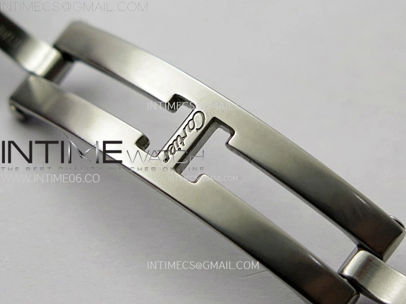 Tank Francaise Ladies 21.2mm SS 8848F 1:1 Best Edition Silver Dial on SS Bracelet Ronda Quartz
